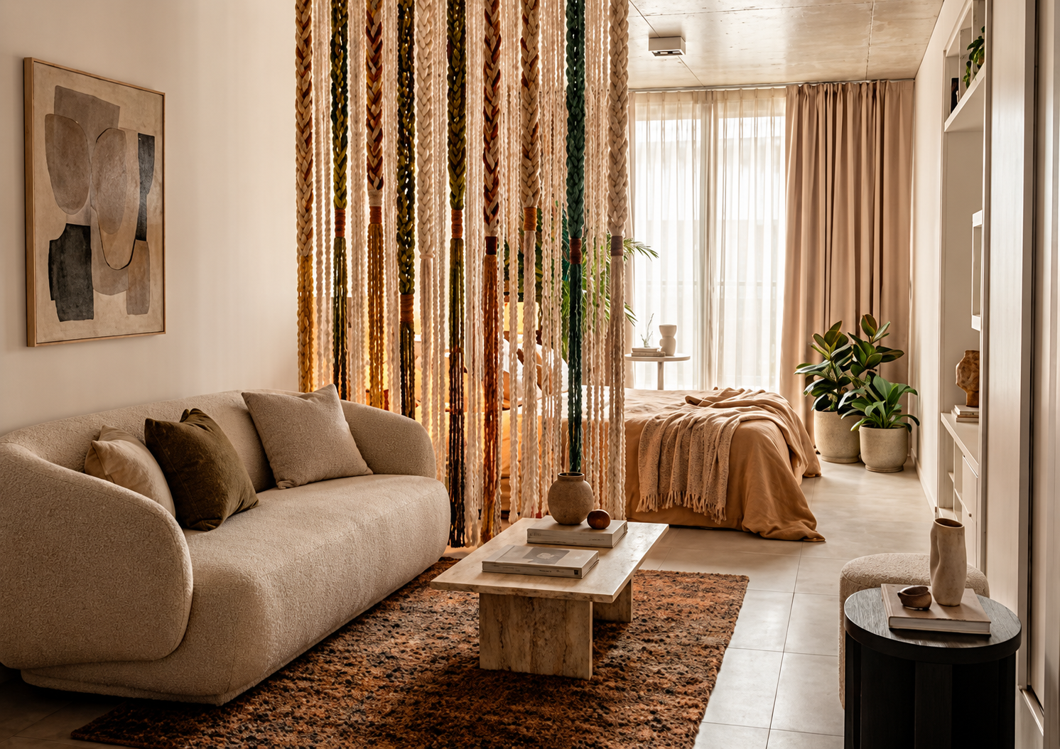 Diseño interior de monoambiente Mono Soho – NANKU
