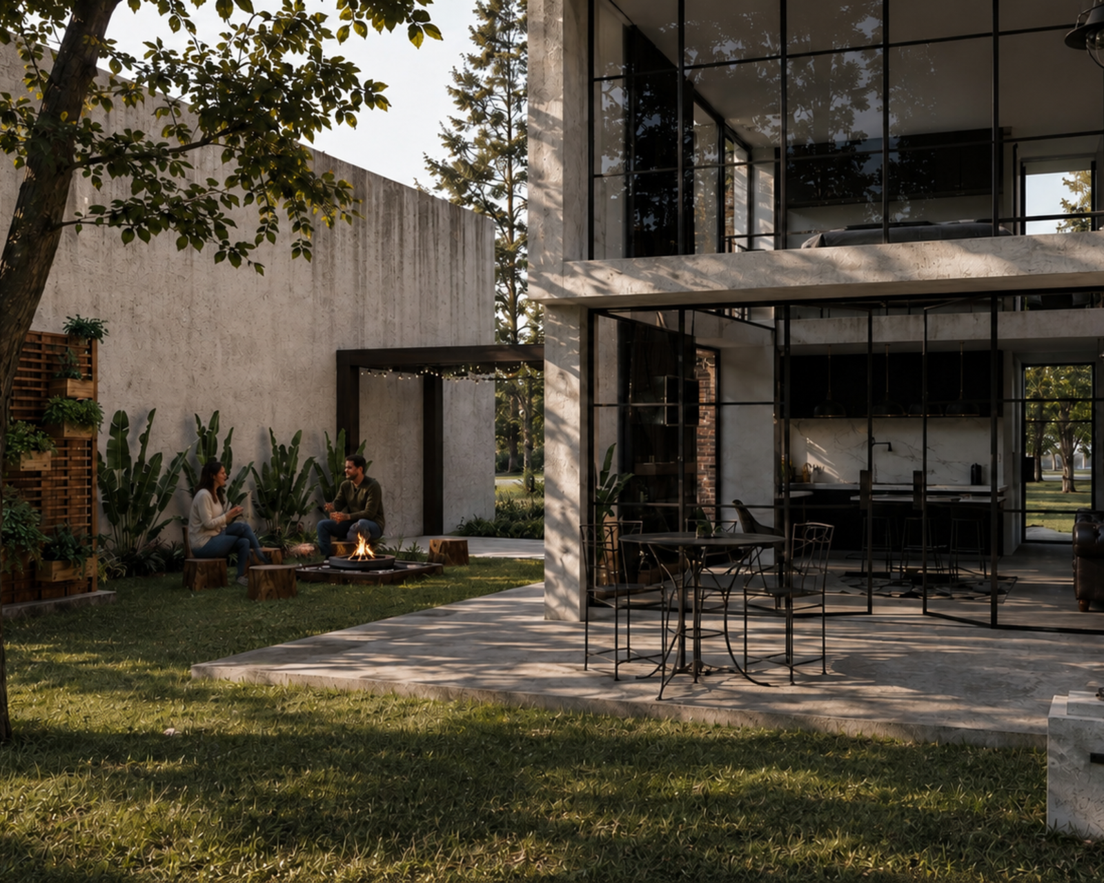 Detalle arquitectónico de Casa Loft – NANKU